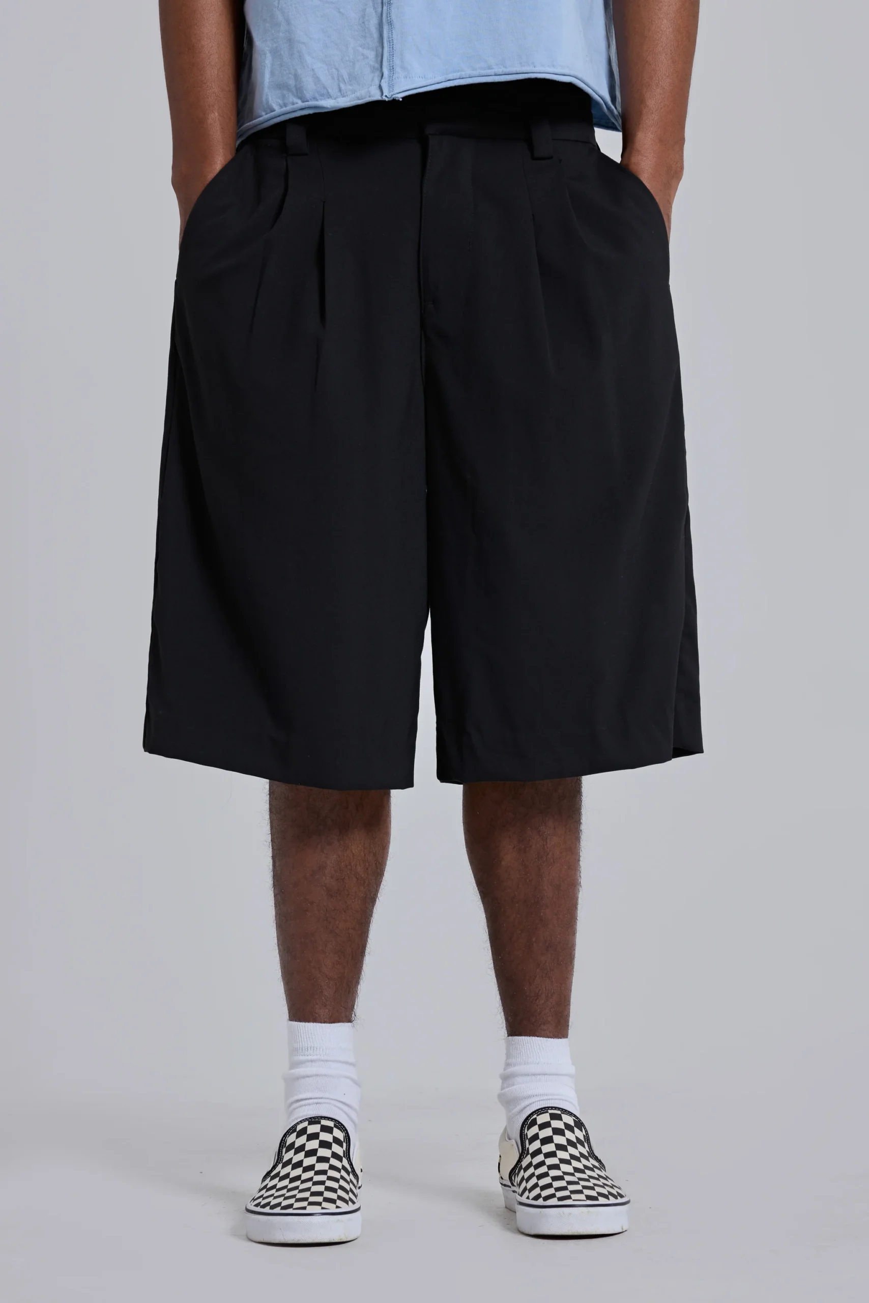 Black Goliath Tailored Baggy Shorts