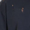 Washed Black Cropped Moth T-Shirt