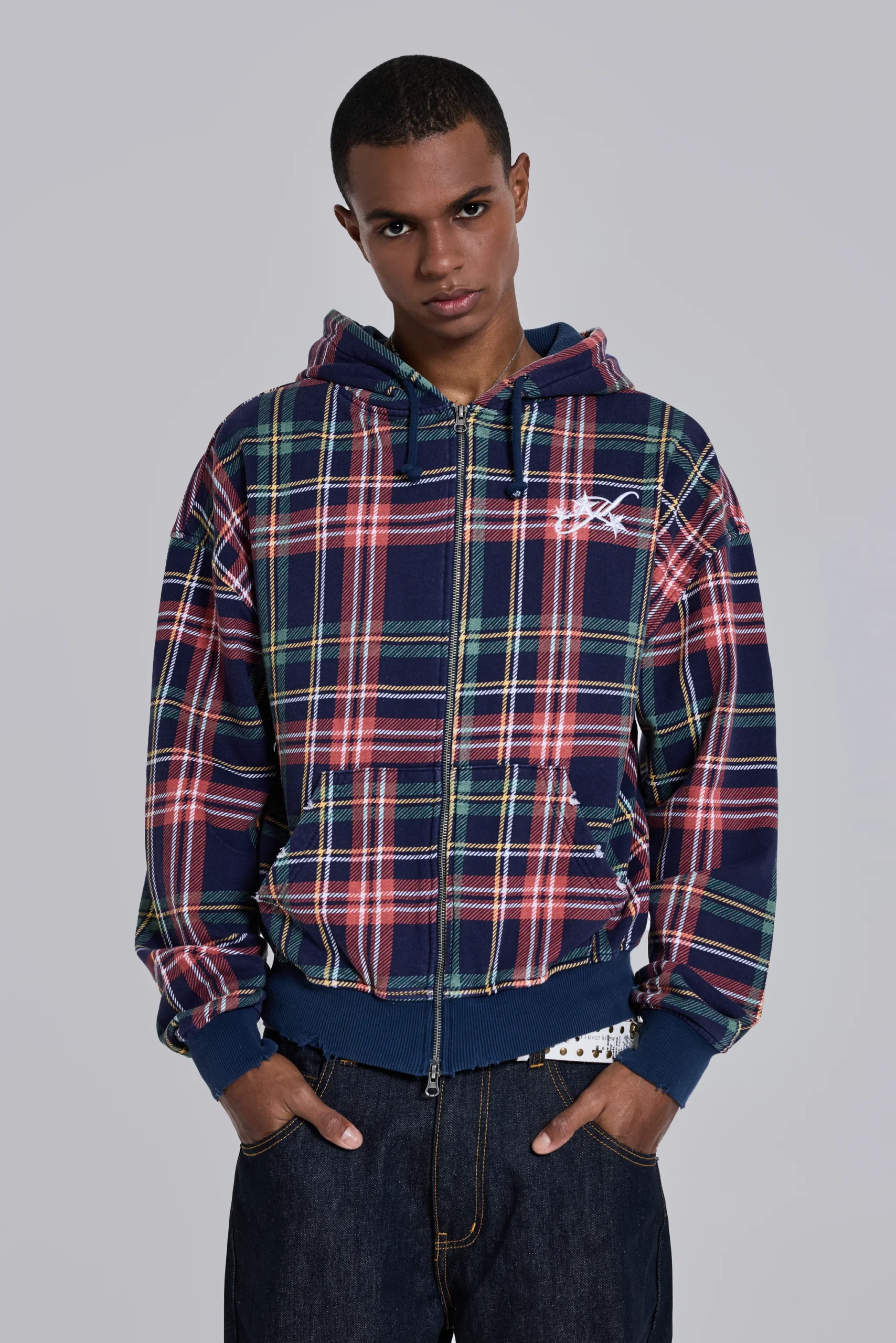 367-adrenaline-checked-zip-hoodie-4.webp Adrenaline Checked Zip Hoodie