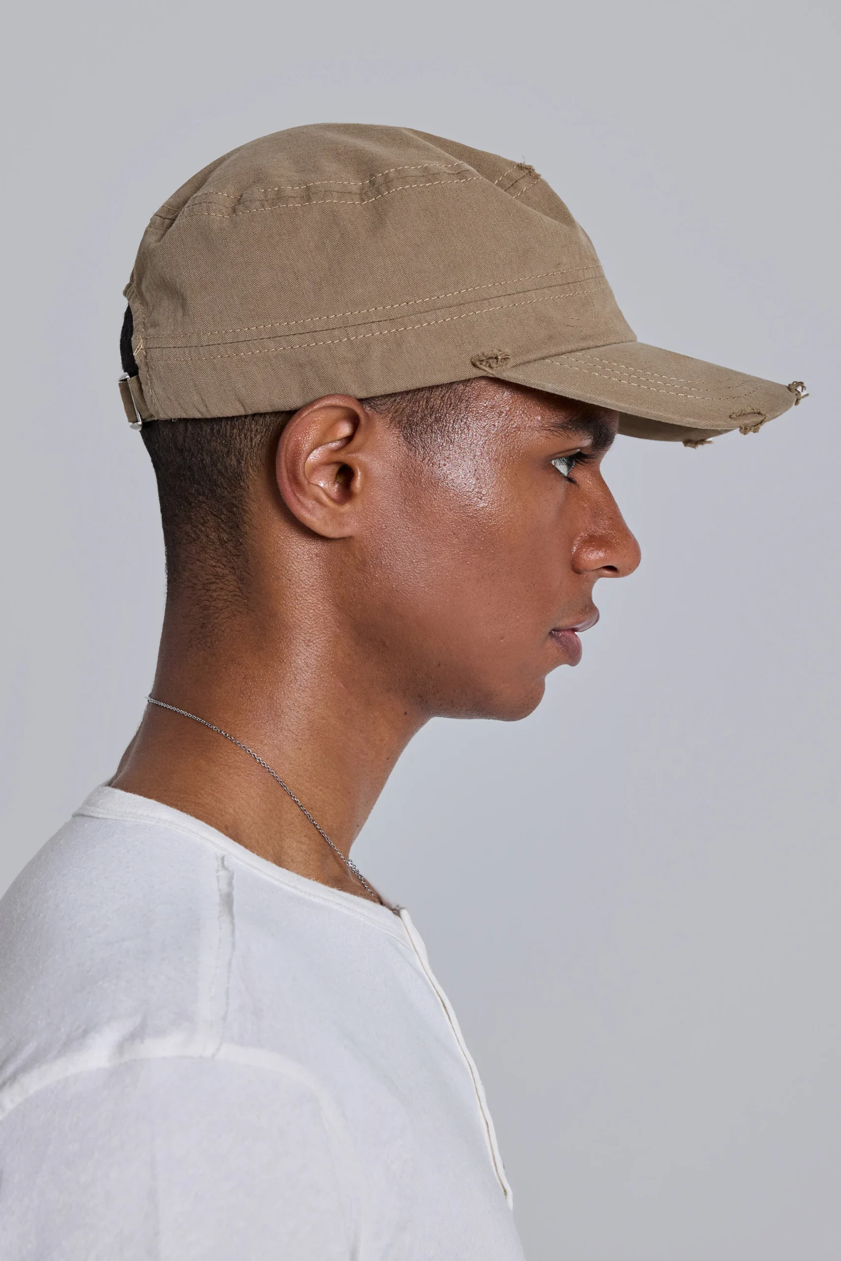 3703-vintage-tan-cadet-cap-3.webp Vintage Tan Cadet Cap