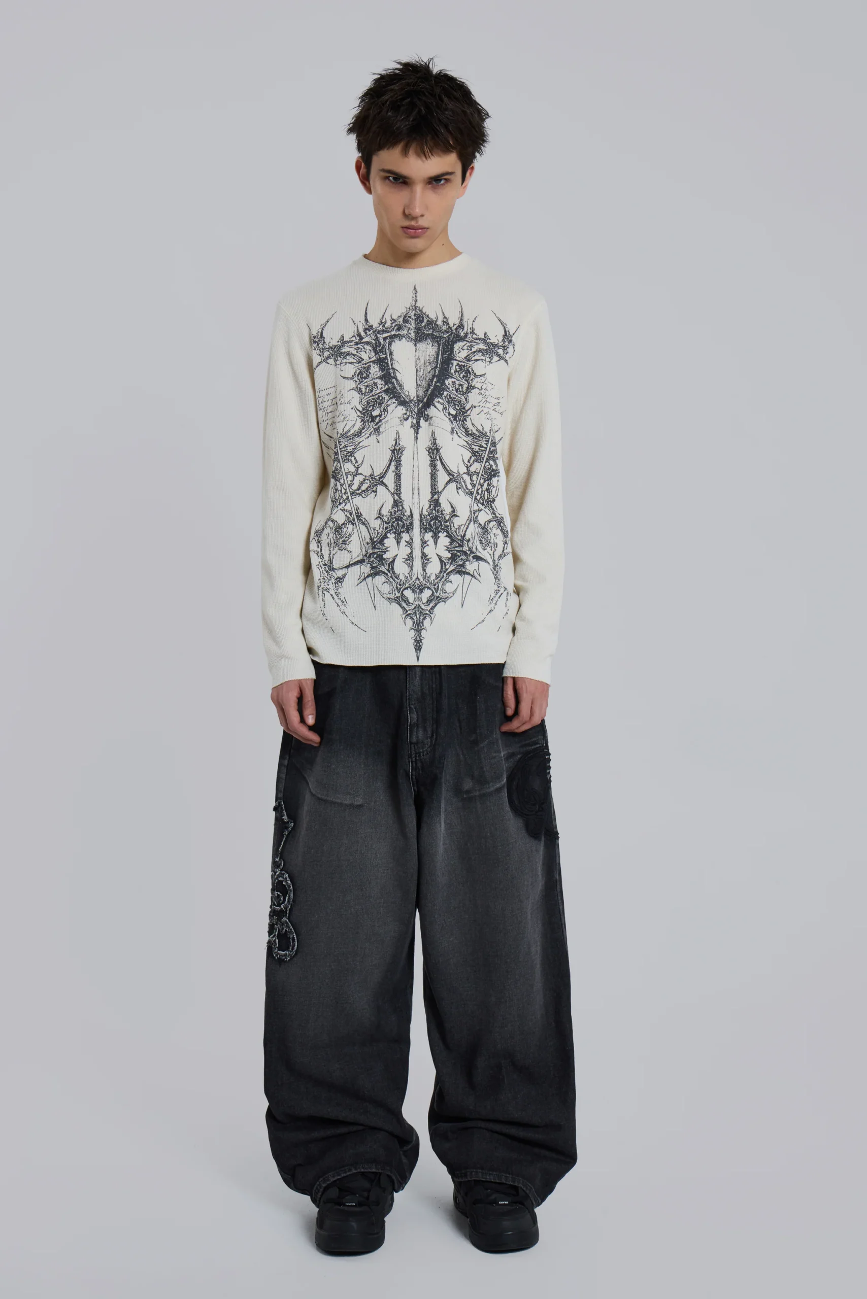 3819-black-raised-embroidery-xl-colossus-jeans-6.webp Black Raised Embroidery XL Colossus Jeans