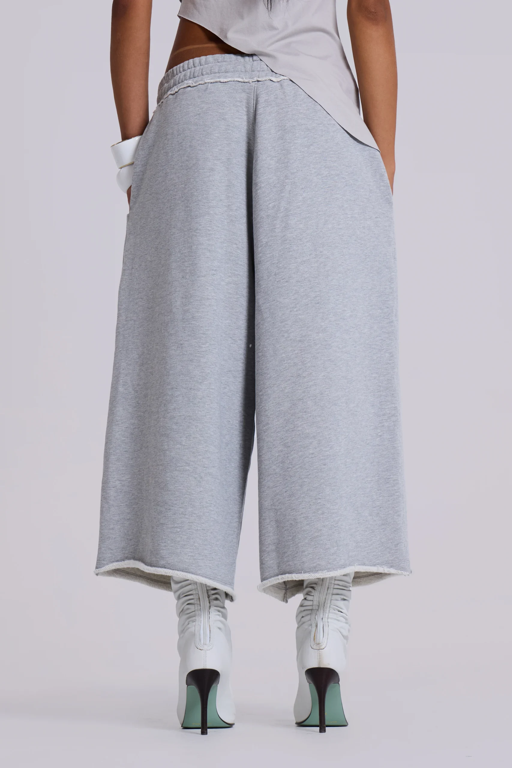 Monster 3/4 Grey Marl Shorts