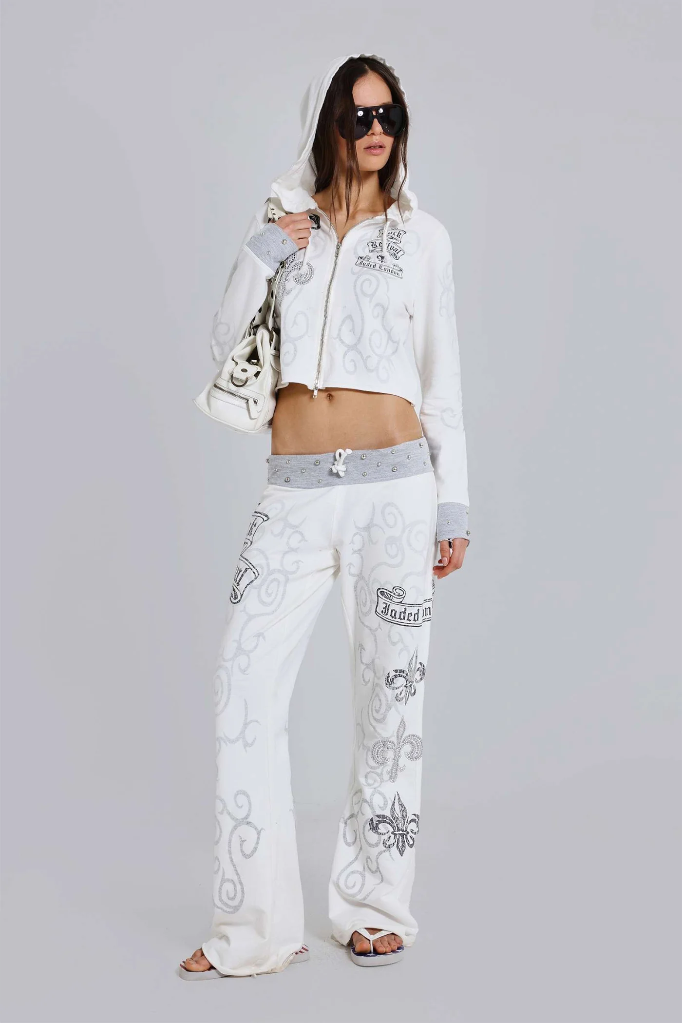 Rock Revival Graphic Studded Joggers