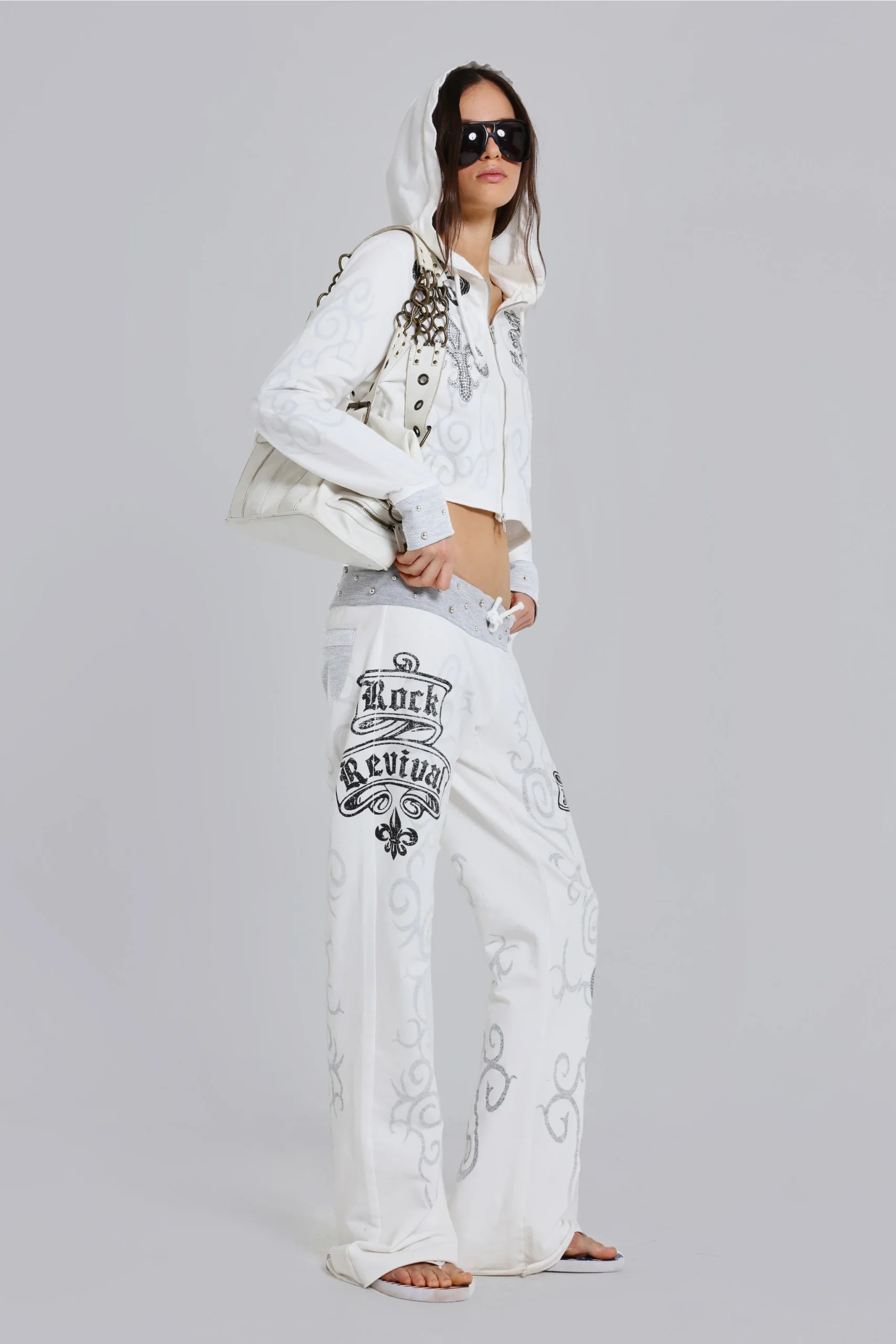 Rock Revival Graphic Studded Joggers