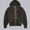 Khaki Oversized Monster Hoodie
