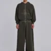 Khaki Oversized Monster Hoodie