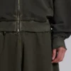 Khaki Oversized Monster Hoodie