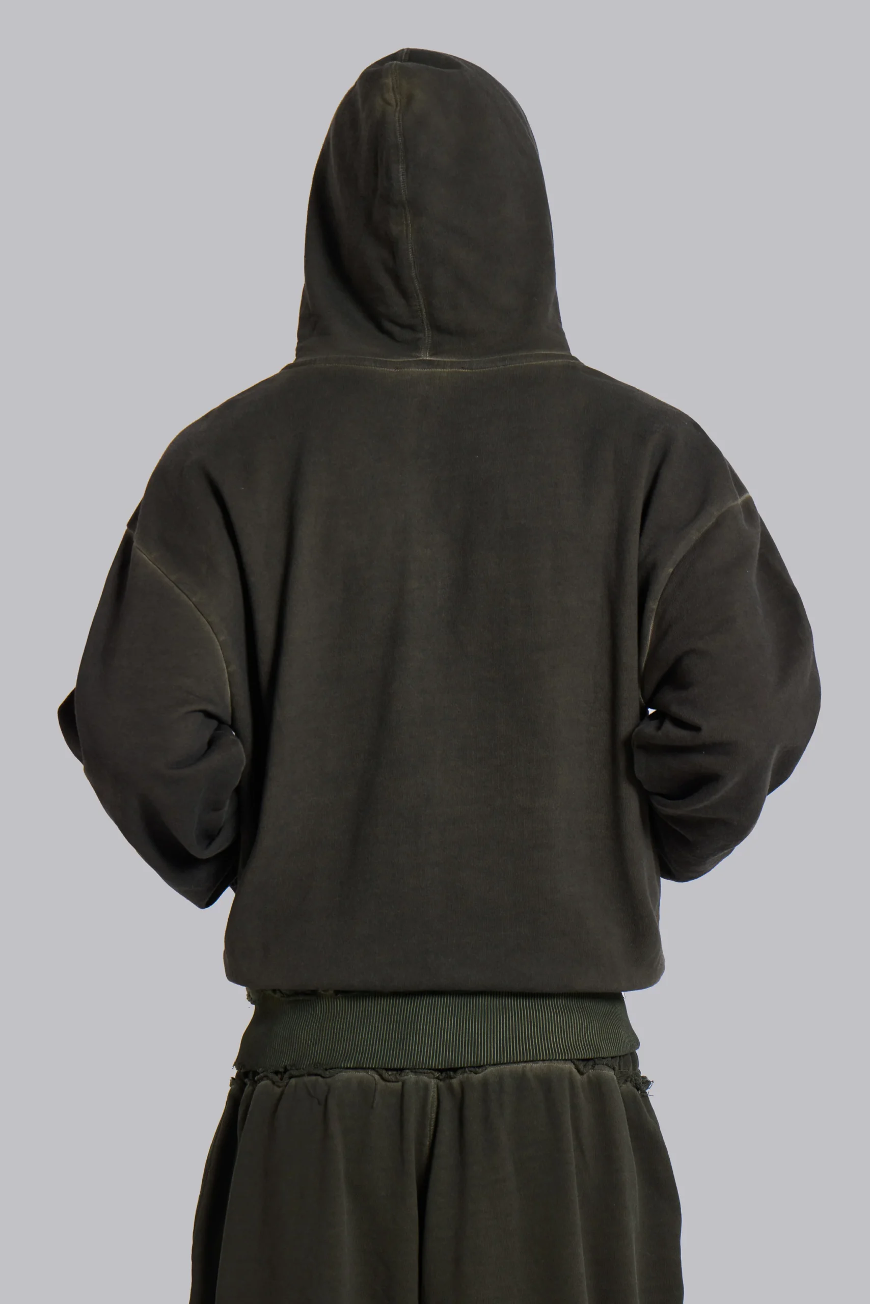 Khaki Oversized Monster Hoodie