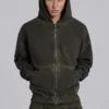 Khaki Oversized Monster Hoodie