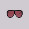 Noctra XL Stud Sunglasses in Damson