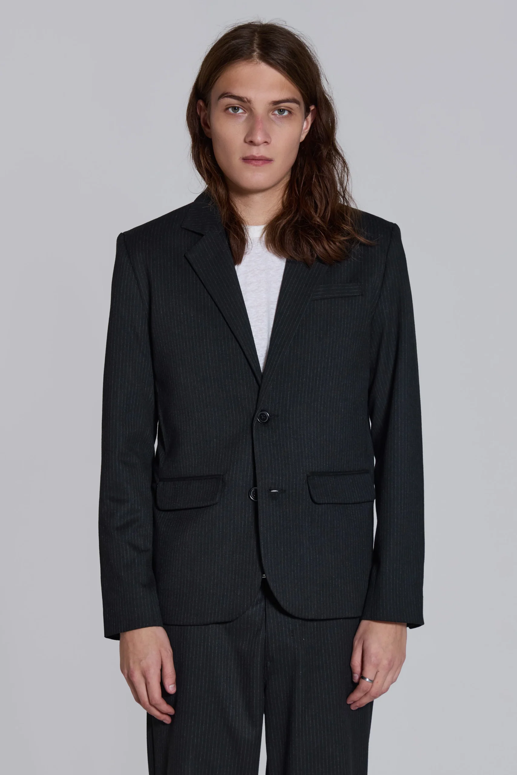 Libertine Pinstripe Slim Fit Blazer
