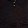 Sheer Henley Vest in Black