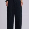 Black Pinstripe XL Colossus Jeans