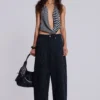 Black Pinstripe XL Colossus Jeans