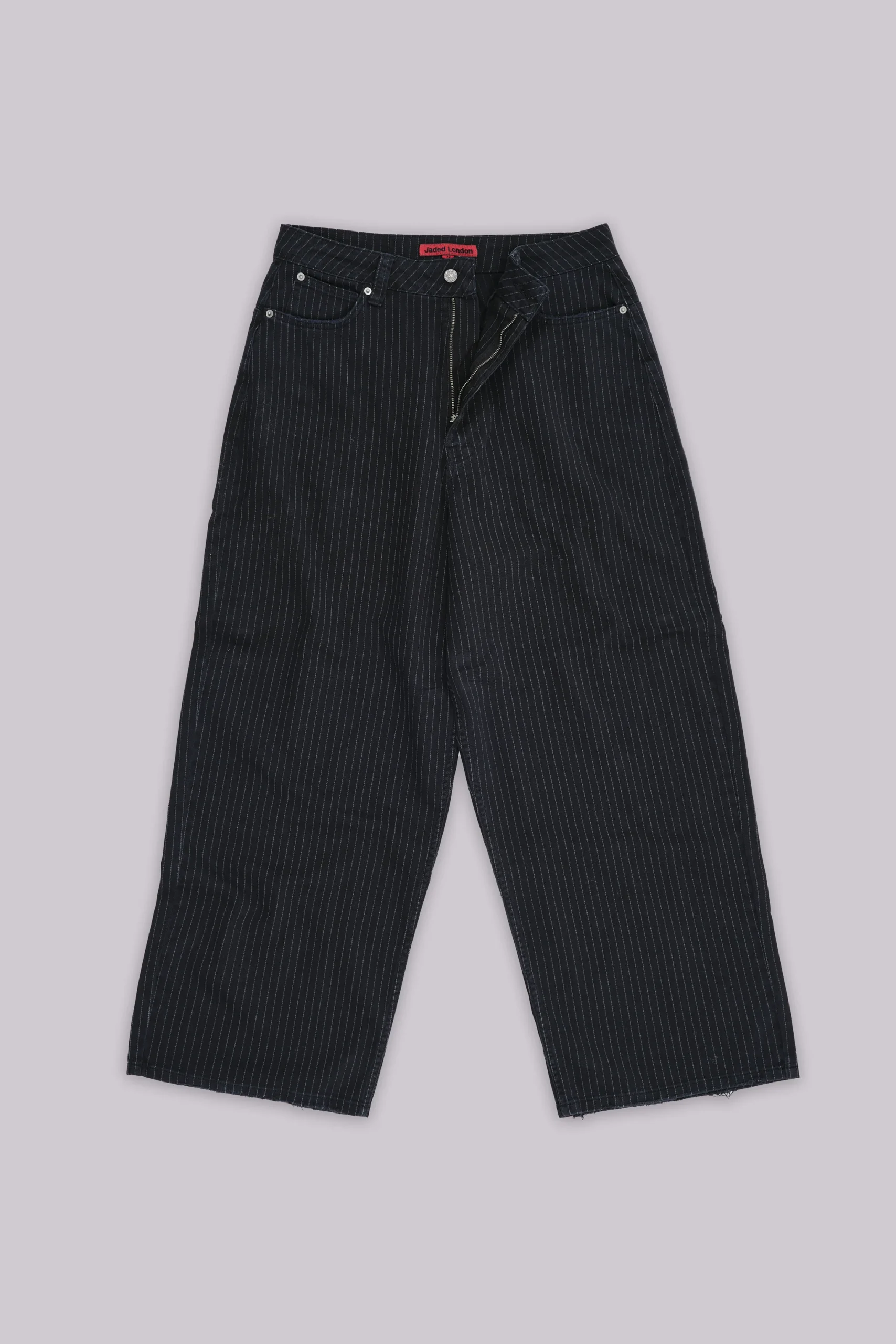 Black Pinstripe XL Colossus Jeans