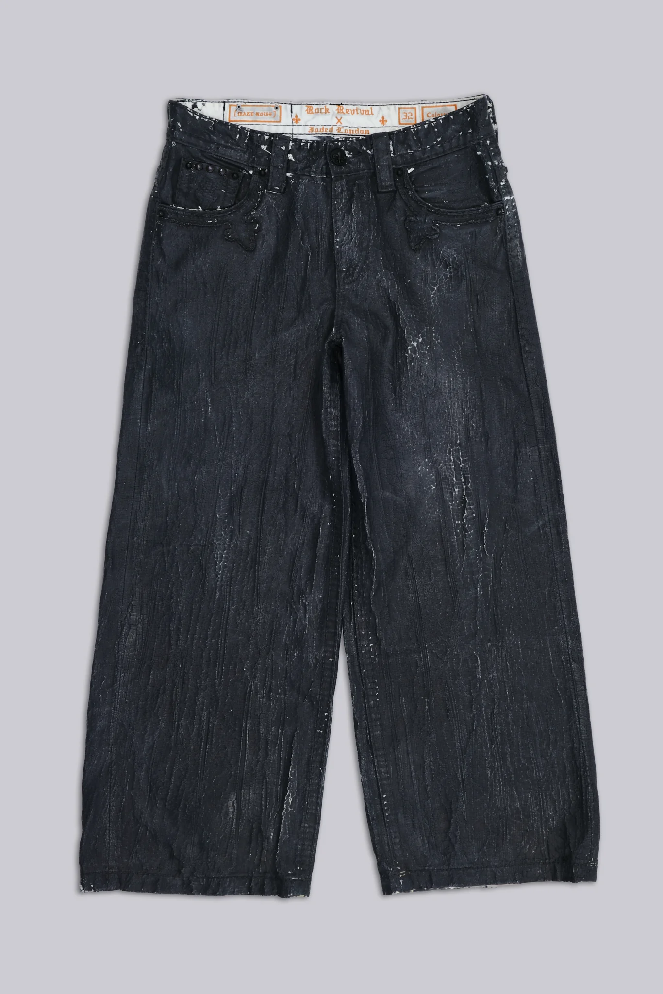 Rock Revival Moto Wax Jeans