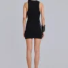 Rock Revival Rhinestone Fleur de Lis Vest Mini Dress