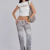 Rider Low Rise Straight Leg Jeans in Painter