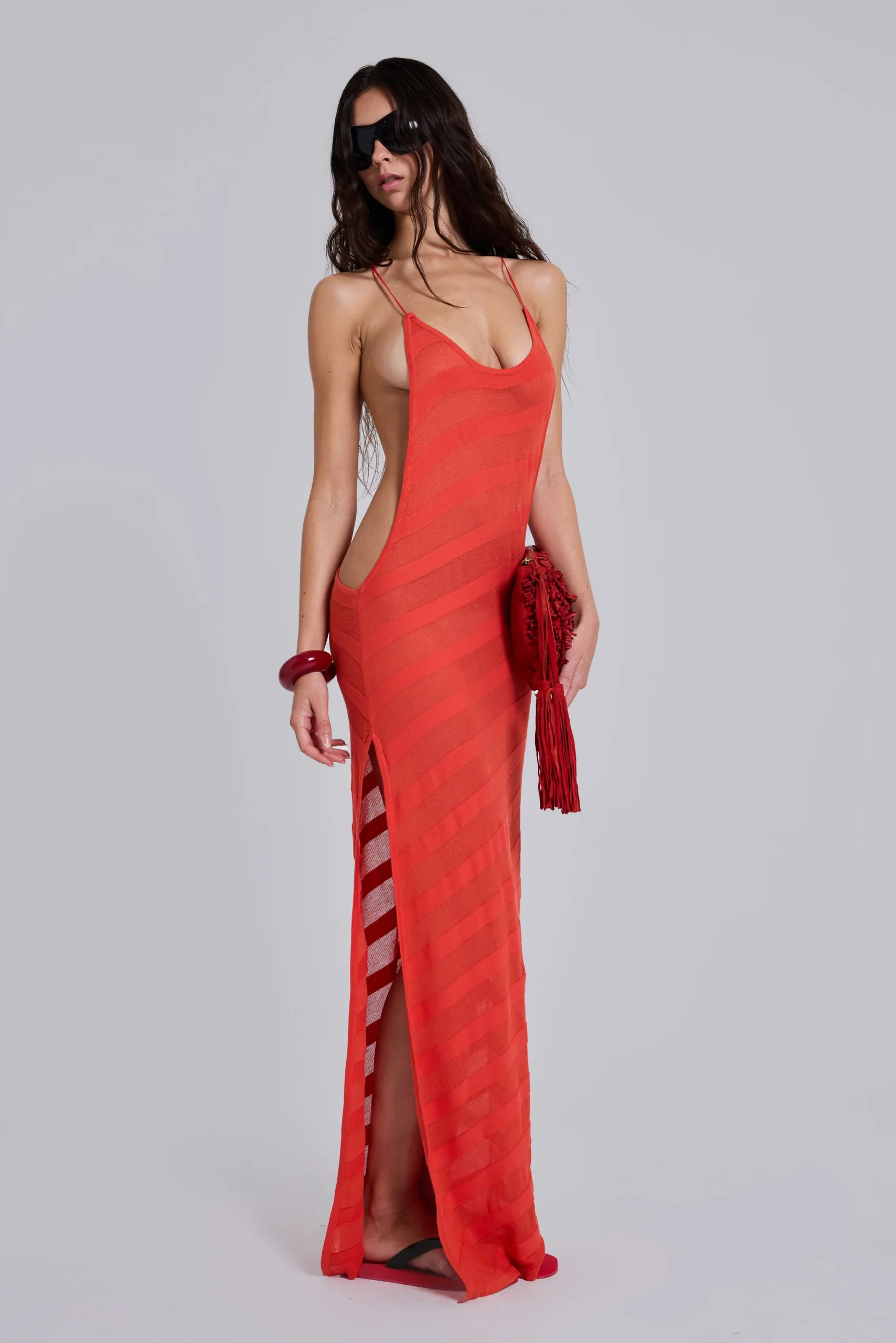 4740-noir-knit-maxi-dress-in-coral-1.webp Noir Knit Maxi Dress in Coral
