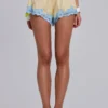 Sugar Satin Lace Mini Shorts