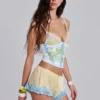 Sugar Satin Lace Mini Shorts
