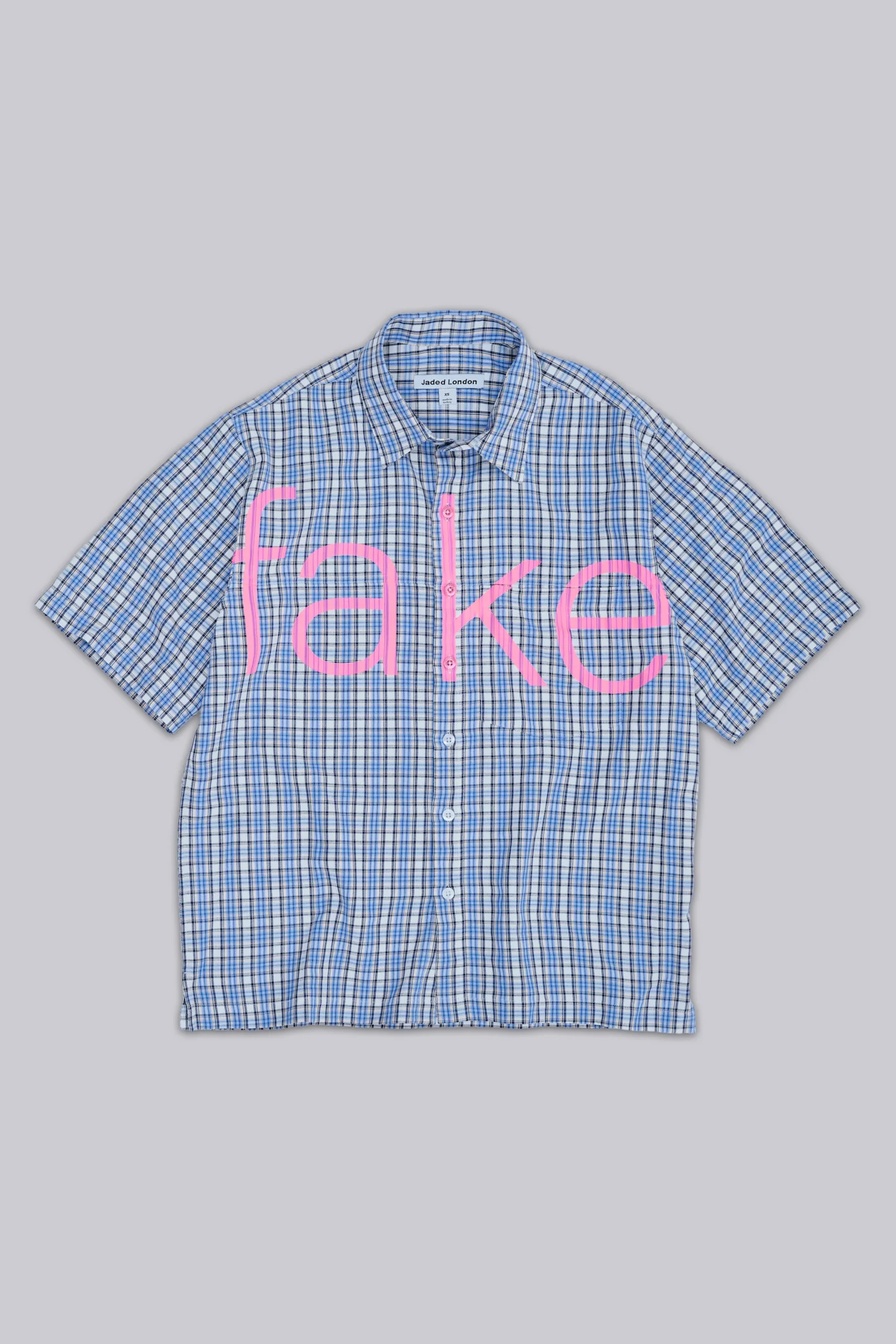 Fake Check Shirt