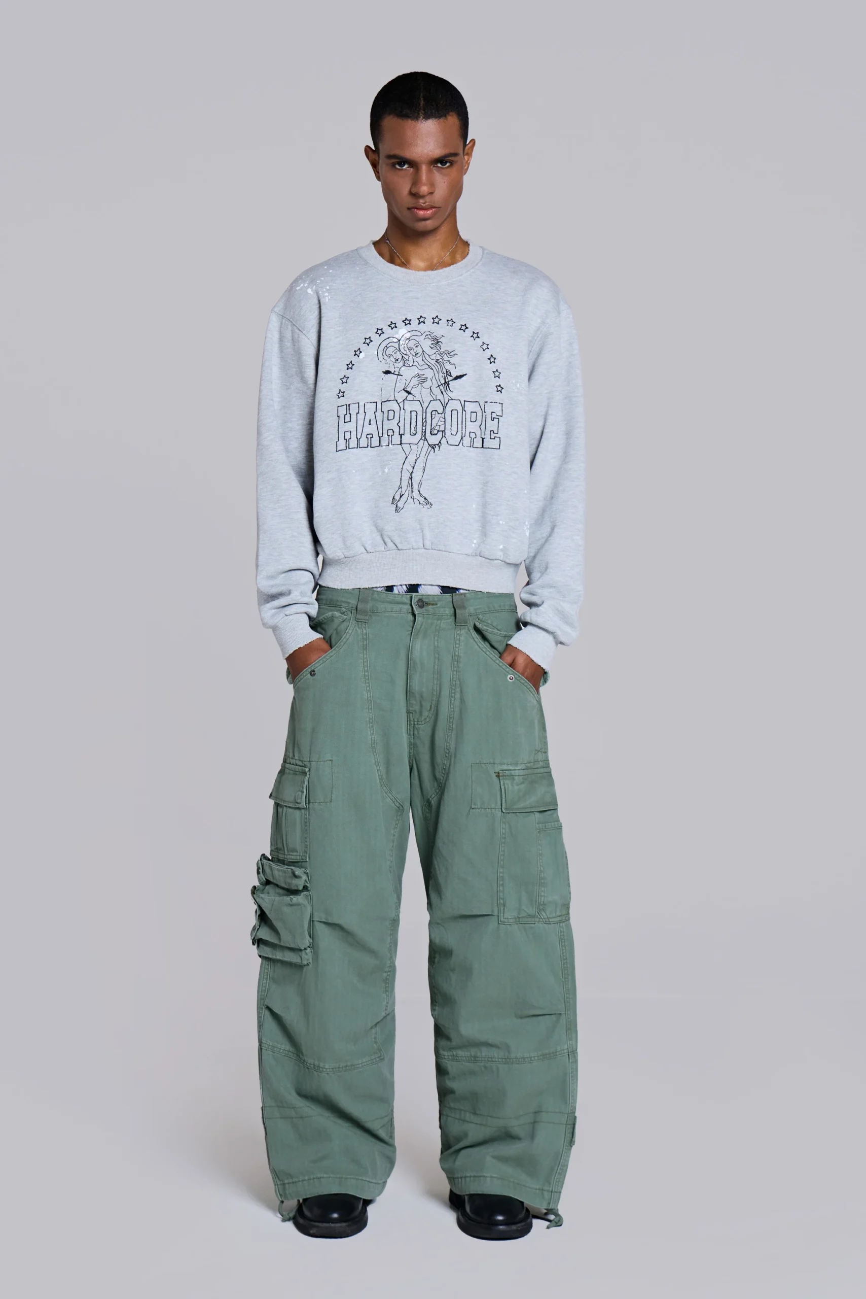Utility Khaki Cargo Pants