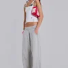 Grey Marl Baggy Monster Joggers