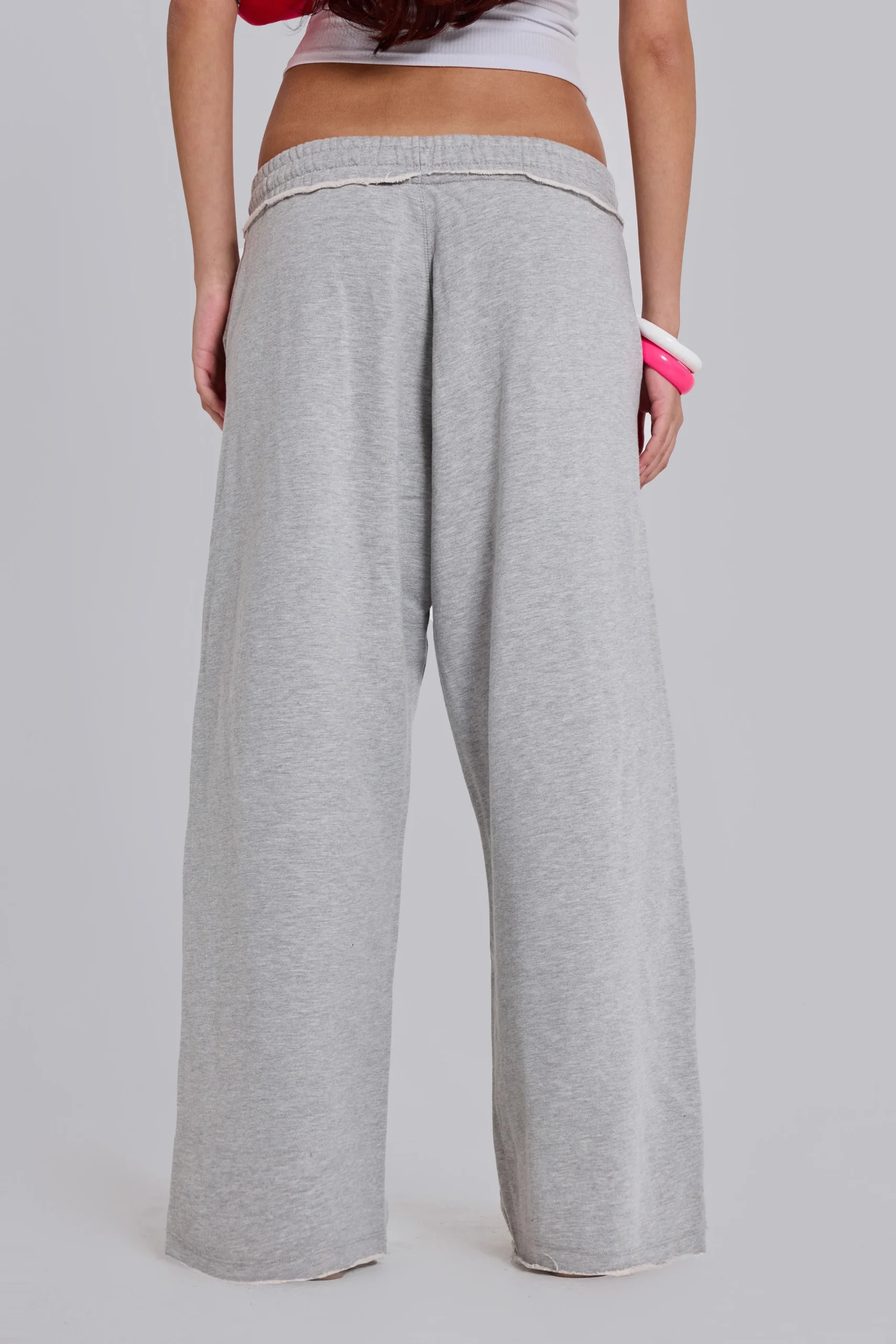 Grey Marl Baggy Monster Joggers
