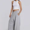 Grey Marl Baggy Monster Joggers