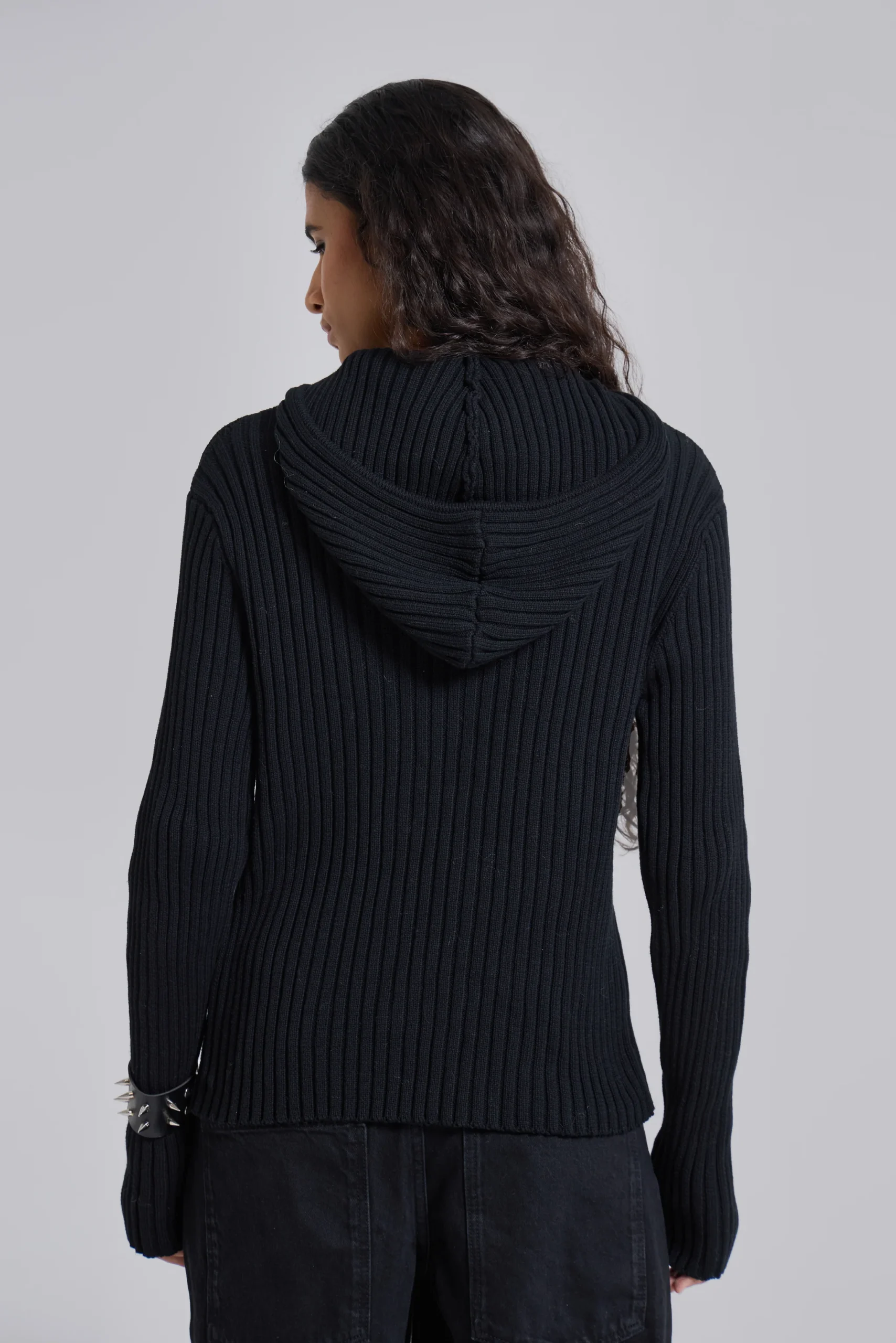 Hooded Military Knit Jumper
