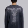 Opaque Navy LS Top
