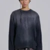 Opaque Navy LS Top