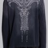 Opaque Navy LS Top