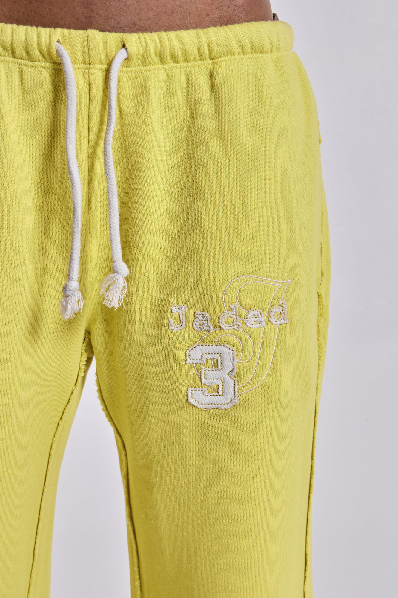 Cleo Slouchy Bootcut Jogger in Neon