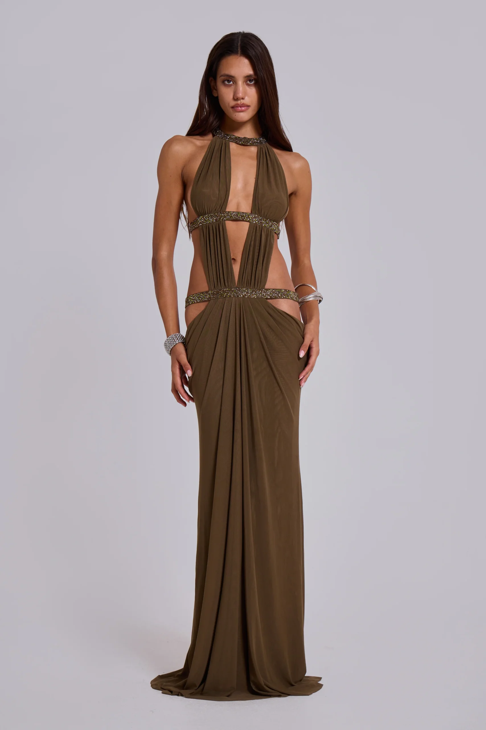 5358-6am-cut-out-maxi-dress-in-moss-1.webp 6AM Cut Out Maxi Dress in Moss
