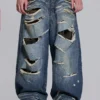 Hidden Camo Ripped XL Colossus Jeans