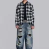 Hidden Camo Ripped XL Colossus Jeans