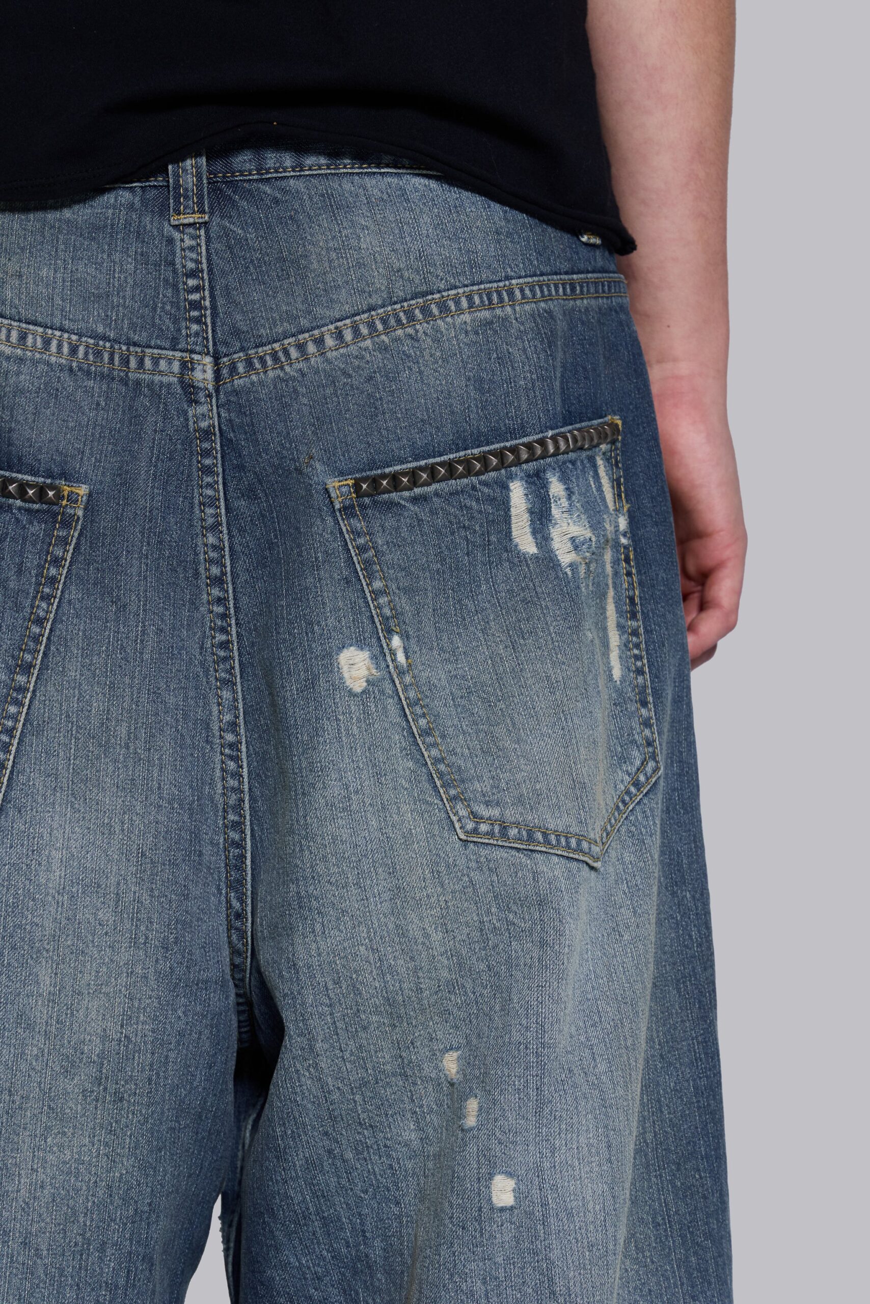Hidden Camo Ripped XL Colossus Jeans