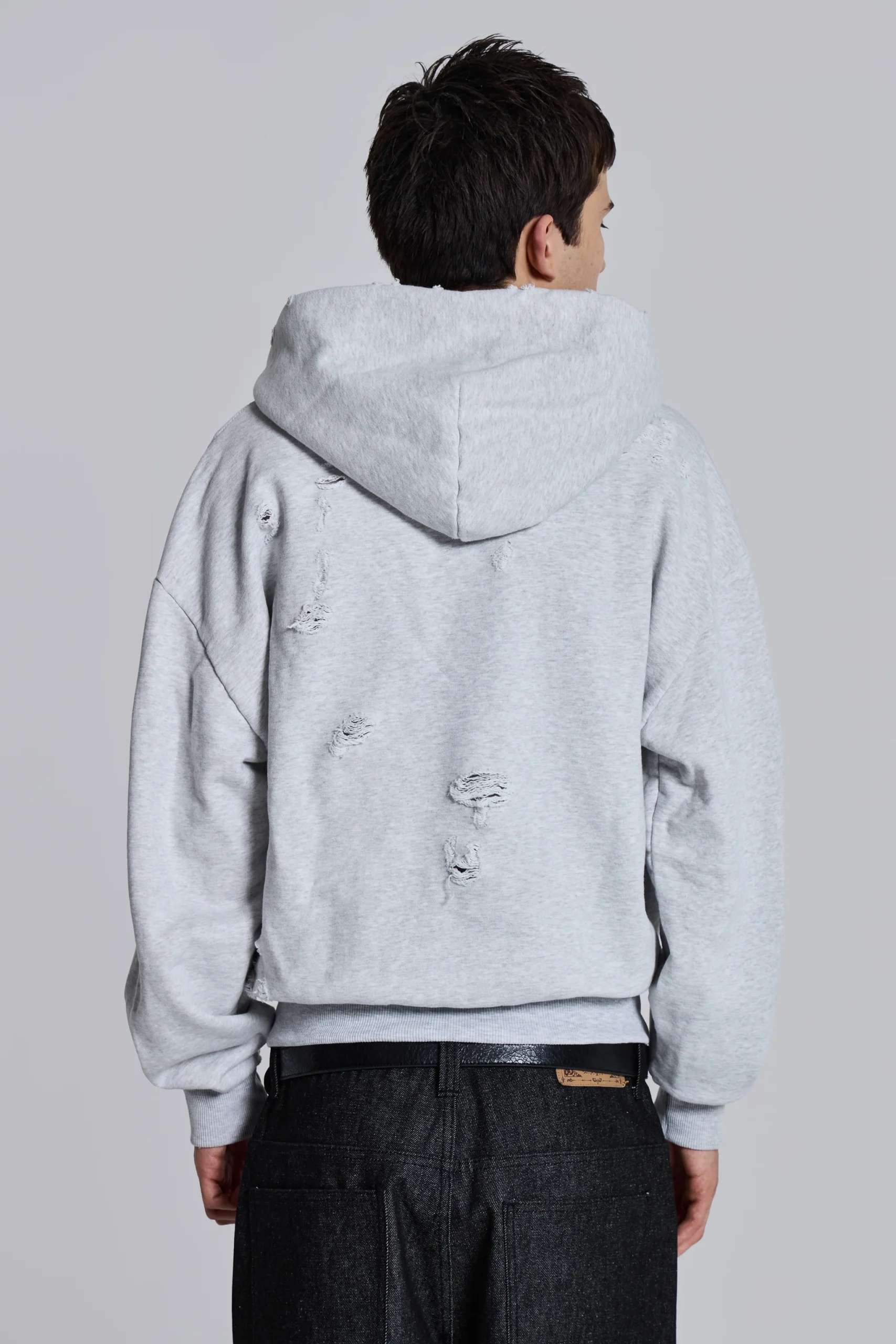 5399-pullover-bitten-hoodie-in-grey-marl-6.webp Pullover Bitten Hoodie in Grey Marl