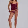 Nex Jewel Studded Bikini Bottoms