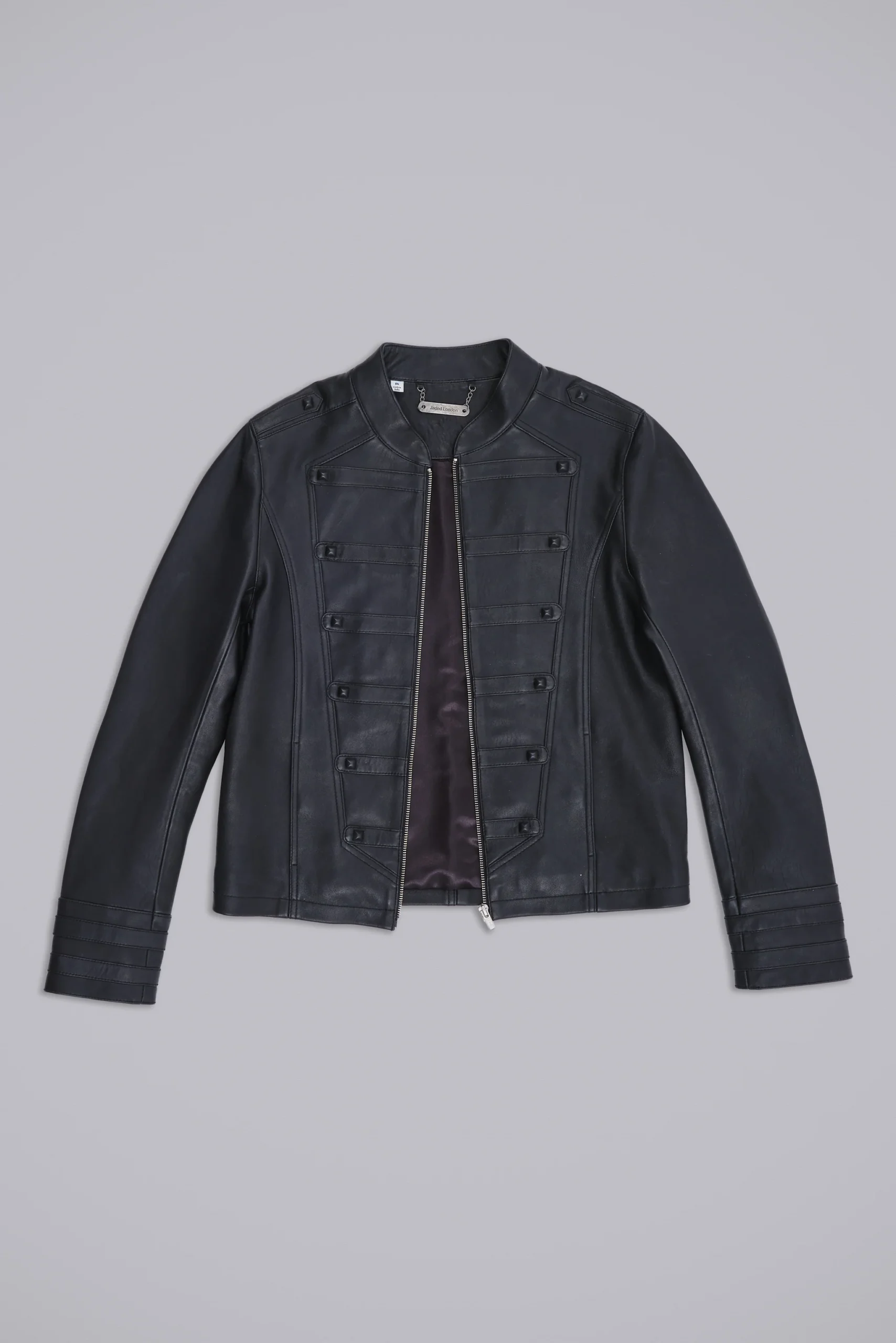 Leather Military Jacket