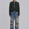 Rebel Military Jacket in Khaki