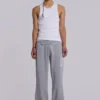 13 Grey Marl Bootcut Monster Joggers
