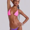 Kea Reversible Neon Micro Triangle Bikini Top