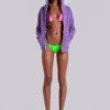 Kea Reversible Neon Micro Triangle Bikini Top
