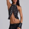 570-rebel-military-pu-leather-top-2.webp Rebel Military PU Leather Top