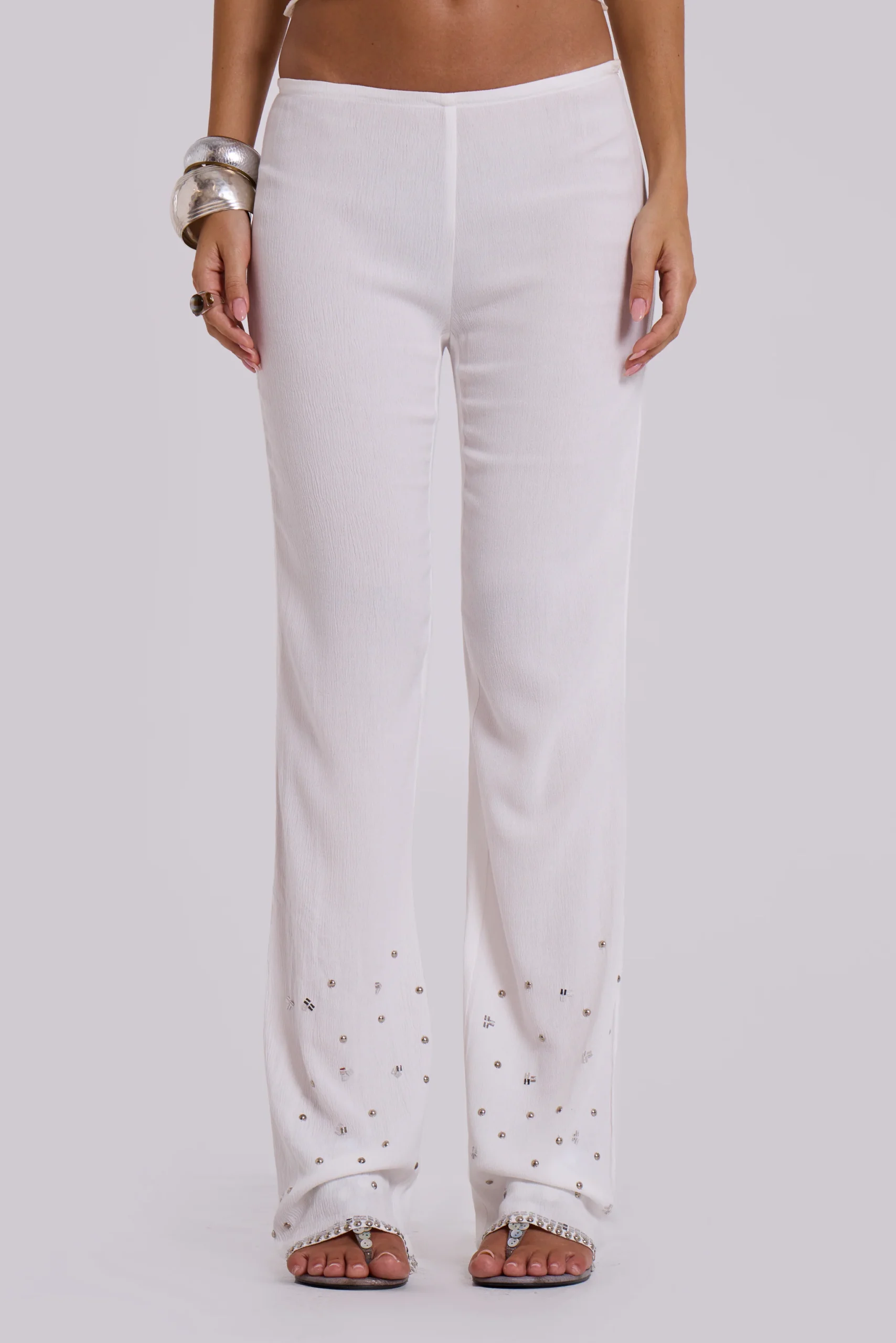 Tatiana Multiway Studded Skirt Over Trousers