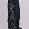 P.O.A. Black Vapor Tracksuit Bottoms