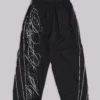 P.O.A. Black Vapor Tracksuit Bottoms